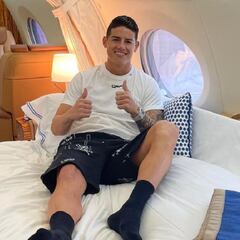 James viaja a Colombia para unirse a la Selección