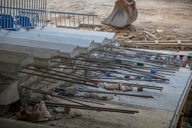 Nuevas imágenes de las obras del Estadio Santiago Bernabéu.