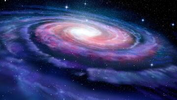 Spiral galaxy, illustration of Milky Way