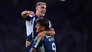 German Berterame celebrate this goal 1-0 of Monterrey during the 8th round match between Monterrey and FC Juarez as part of the Liga BBVA MX, Torneo Apertura 2024 at BBVA Bancomer Stadium on September 18, 2024 in Monterrey, Nuevo Leon, Mexico.
