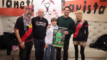 25/01/26 RAYO VALLECANO PEÑA PLANETA RAYISTA PREMIO A AUGUSTO BATALLA