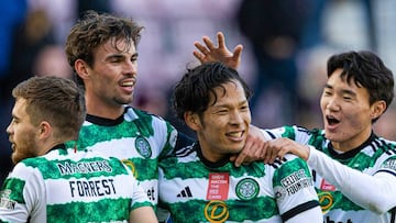 El Celtic golea al Hearts antes de recibir al Atlético