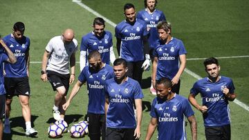 GRA092. MADRID, 20/05/2017.- El Real Madrid ha entrenado esta mañana en Valdebebas de cara al partido de mañana frente al Málaga, correspondiente a la 38ª jornada, última de la primera división de La Liga. EFE/Fernando Villar