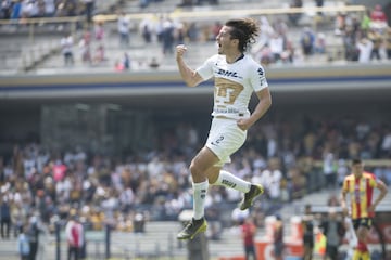 La nueva joya de los Pumas ha tenido actuaciones sobresalientes en la lateral derecha; el jugador auriazul muestra buenas condiciones para ir al ataque, incluso con asistencias para gol.