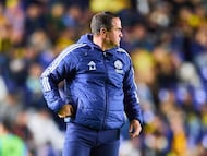Andre Soares Jardine head coach of America during the 8th round match between America and Tigres UANL as part of the Liga BBVA MX Varonil, Torneo Clausura 2026 at Ciudad de los Deportes Stadium, on February 28, 2026 in Mexico City, Mexico.