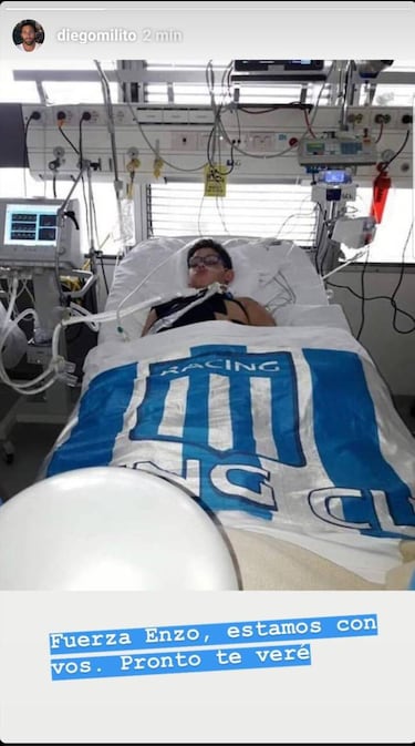 Gran gesto de Racing hacia un chico de 11 años cuadripléjico