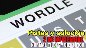 Wordle 2 de noviembre 2025