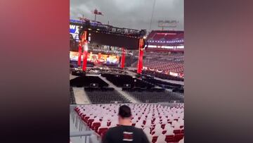 El clima en el Raymond James Stadium para Wrestlemania 37