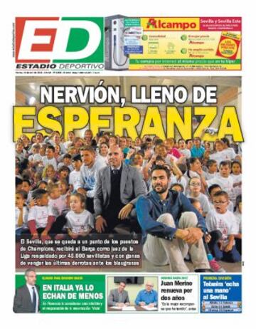 Portadas de la prensa deportiva