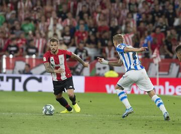 Iñigo Martí­nez y Martin Odegaard.
