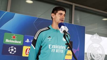 24/05/22 REAL MADRID OPEN MEDIA DAY RUEDA DE PRENSA
COURTOIS CHAMPIONS