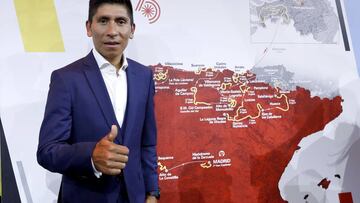 Nairo Quintana, en la presentación de la Vuelta 2020.