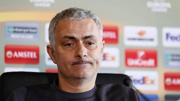 El entrenador del Manchester United, José Mourinho.