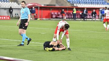 27/03/21 PARTIDO SEGUNDA DIVISION
 ALMERIA - LEGANES 
 PENALTI A BUSTINZA 