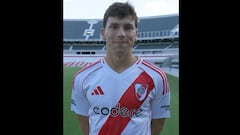 Gonzalo Tapia llega a River y envía su primer mensaje a todos los hinchas