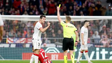 07/02/24 PARTIDO IDA SEMIFINAL COPA DEL REY 
ATLETICO DE MADRID - ATHLETIC DE BILBAO  
TARJETA AMARILLA DANIEL VIVIAN 
ARBITRO HERNANDEZ HERNANDEZ