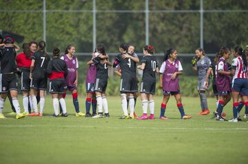 Chivas Femenil tiene gran supremacía sobre Atlas, pues de los 5 encuentros que han disputado, las rojiblancas se han llevado el triunfo en 4 ocasiones.



