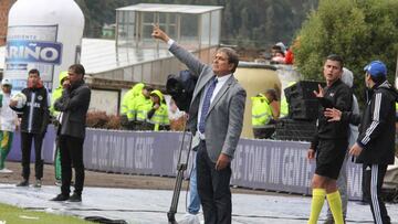 Jorge Luis Pinto habl&oacute; en rueda de prensa sobre el empate en Ipiales entre Millonarios y Pasto. 