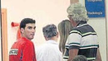 <b>PASÓ. </b>José Antonio Reyes pasó ayer el reconocimiento médico.