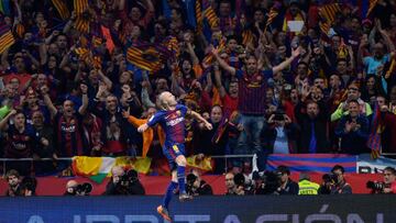 Los mejores partidos de Iniesta: de 'la obra maestra' a 'la noche m¨¢gica'