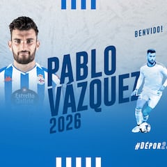 Oficial: Pablo Vázquez, refuerzo de quilates para la defensa del Depor