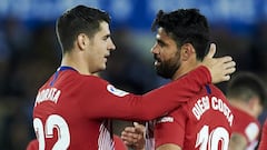 Simeone: "Costa's happy that Morata's scoring - they're friends"