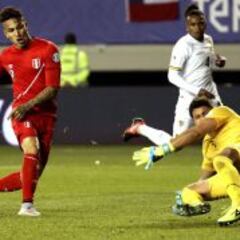 Guerrero se inspira y lleva a Perú a semifinales ante Chile