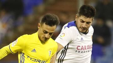 Papu, con el Zaragoza.