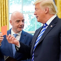El partido de Liga en EE UU divide a Infantino y Trump
