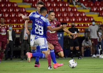 Tolima y Millonarios empataron en el primer encuentro de la final de la Liga BetPlay. Juan Fernando Caicedo marcó en la primera parte del partido, los de Gamero empataron con un tanto Juan Carlos Pereira en la adición.