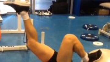 James, en pleno proceso de recuperación