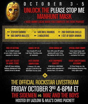 La máscara de Manhunt llega a Grand Theft Auto Online