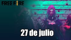 Códigos Free Fire de hoy 27 de julio de 2021; todas las recompensas gratis