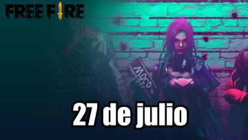 Códigos Free Fire de hoy 27 de julio de 2021; todas las recompensas gratis
