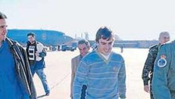 El bicampeón, con la base española Miguel de Cervantes de Marjayun