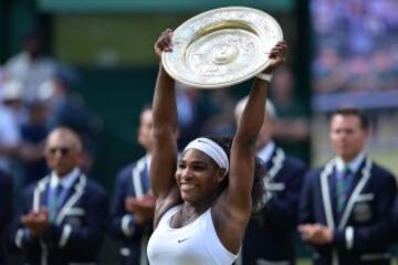 La final femenina de Wimbledon en im¨¢genes