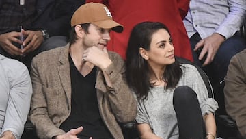 Imagen de Ashton Kutcher y Mila Kunis.