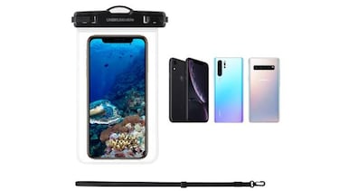 Sumerge tu móvil en el mar o la piscina y haz fotos con este ‘pack’ de dos fundas, herméticas e impermeables