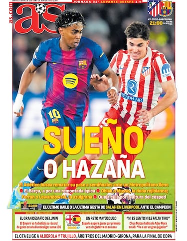 Las portadas de AS de abril