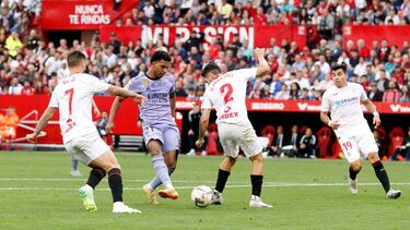 Rodrygo aprovechó el contragolpe madridista para marcar el 1-2.
