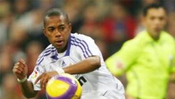 <b>CAMBIO DE AIRES. </b>A Robinho le gustaría jugar en el Chelsea por Scolari.