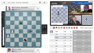 Liren y Giri golpean primero frente a Nakamura y Grischuk
