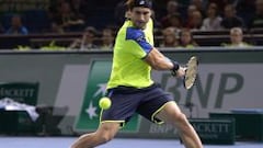 David Ferrer termina rompiendo el frontón de Gilles Simon