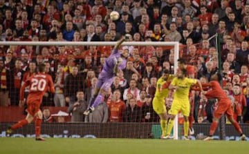 Alphonse Areola was kept busy in a game which Liverpool dominated.