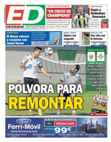 Portadas de la prensa deportiva