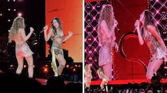 Video: Shakira sorprende al invitar a Danna Paola a cantar en el Estadio GNP