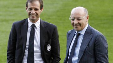 Marotta y Allegri.