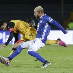 Plan defensivo de Millonarios para frenar a Germán Cano