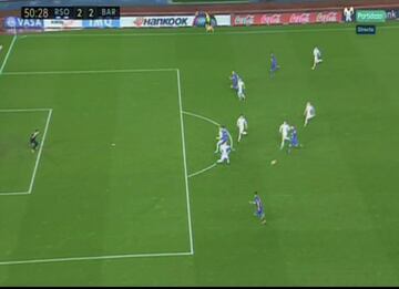 2-2. Luis Suarez anot¨® el gol del empate.