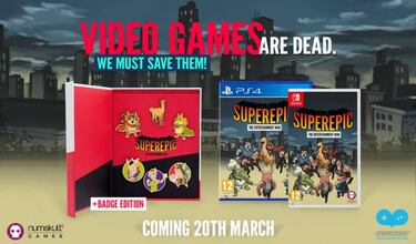 SuperEpic: Collector’s Edition prepara su llegada en físico para PS4 y Switch